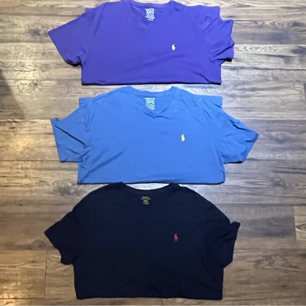 Ralph Lauren Polo Tshirt Size Medium Bundle of 3
